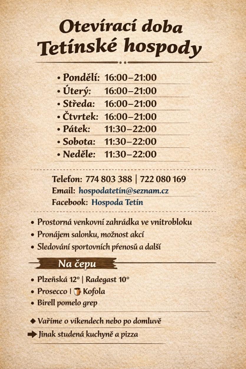 Otevírací doba 